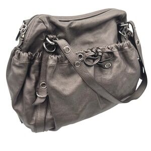 The Original Car Shoe Hobo Purse Grey Leather Y2K Purse Prada brand Shoulder Bag